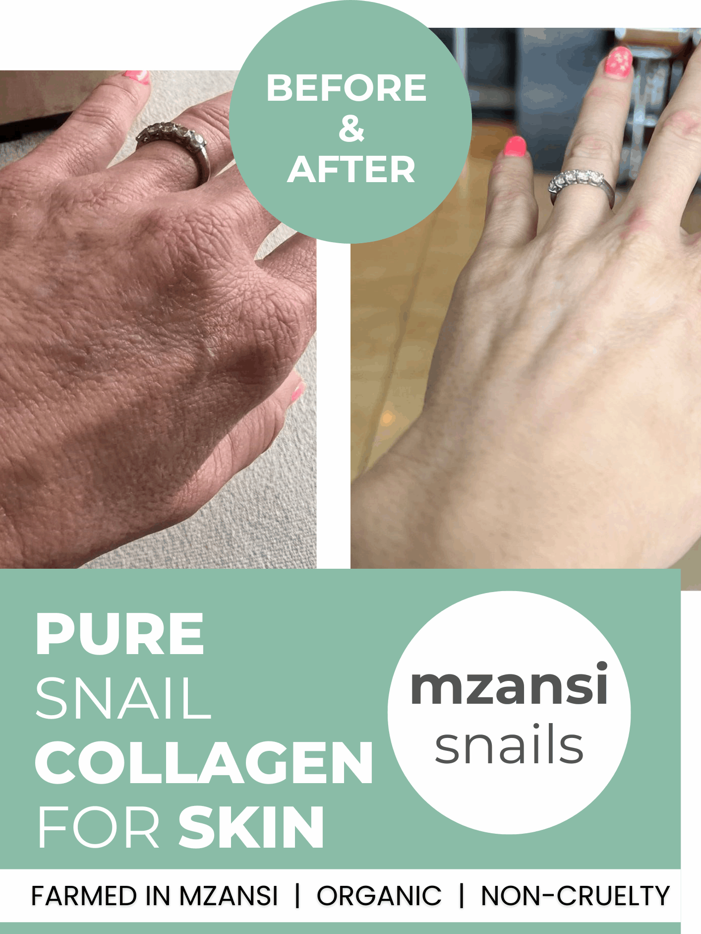50ml - PURE Snail Collagen Serum for Skin