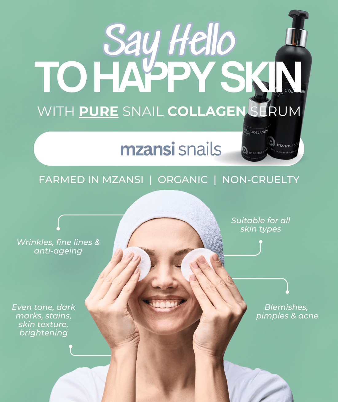 5 Surprising Benefits of Snail Collagen - Mzansi Snails